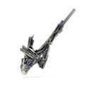 Miniatyrbillede 2 af 6: Sten og mineraler. Stibnite (21 cm). 1874,0 ct. Wuning Mine, Jiangxi, Kina.