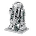 Miniatyrbillede 1 af 3: 3D metalmodel - Star Wars - R2-D2 - 1 stk - Fra 5 år - Voksen Grå