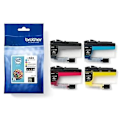 Pikkukuva 4 / 6: Pakkaus 4 patruunaa LC424VAL - BROTHER - musta, syaani, magenta ja keltainen riittoisa 750 sivua - DCP -J1200W