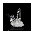 Miniatyrbillede 3 af 4: Kvarts - La Gardette - 61,5 ct - Ægthedscertifikat - 45x31x27 mm - Grå Transparent