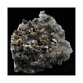 Pikkukuva 2 / 3: Kivet ja mineraalit. Anataasi + kvartsi. 77,0 ct. Kahden kiven välissä, Lauzière Massif, Ranska..