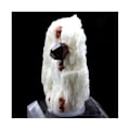 Miniatyrbillede 3 af 3: Sten og mineraler. Spessartit granat, Orthoclase. 208,0 øre. Gilgit-Baltistan, Pakistan. Röd