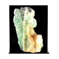 Miniatyrbillede 4 af 4: Sten og mineraler. Fluorit + Kvarts. 2382,30 øre. Marsanges-minen, Langeac, Frankrig.