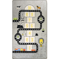 Miniatyrbild 1 av 4: CIRCUIT Marelle Grå Matta, Storlek: 120x160 Grå