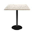 Miniatyrbillede 1 af 4: Bord 70 x 70 cm - Rome maia marmor model Beige