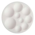 Pikkukuva 2 / 4: Silicone-muotti - Luova siemen - Pyöreä kabokki - Valkoinen - Yhdistetty - Alkaen 3 vuotta Vit