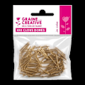 Miniatyrbillede 1 af 3: Guldnagle til String Art tråd spændt lærred x100