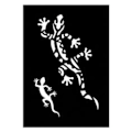 Pikkukuva 2 / 2: Pochoir Salamandre - Ki Sign - 7x10 cm - Liimapinta - Uudelleensijoitettava - Uudelleenkäytettävä