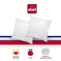 Pikkukuva 4 / 4: ABEIL Setti 2 tikattua Memory Foam -tyynyä - 60x60 cm - Valkoinen Vit