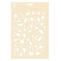 Miniatyrbillede 1 af 2: Terrazzo mønster stencil - A4