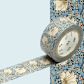 Miniatyrbillede 1 af 2: Masking Tape - WILLIAM MORRIS - Mouron/Pimpernel - 2cm x 7m - Blå - Klæbende Papir blått och grått