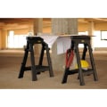 Miniatyrbild 4 av 4: STANLEY professionella hopfällbara bockar - STST1-70713 - Set om 2 - 450 kg Svart