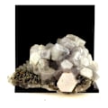 Miniatyrbillede 1 af 5: Sten og mineraler. Calcit, Pyrit, Fluorit. 2275,0 ct. El Hammam Mine, Meknes, Marokko.