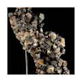 Miniatyrbillede 3 af 4: Sten og mineraler. Pyrit + dolomit. 608,90 øre. Mésage Mine, Saint-Pierre-de-Mésage, Frankrig.