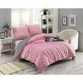 Miniatyrbild 4 av 4: Sängkläder - TRENDY - Rosa - 220x240 cm - 80% Bomull - 2 örngott Rosa