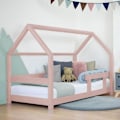 Miniatyrbillede 2 af 4: Lit cabane barn barn TERY 80 x 160 lyserød pastel Rosa