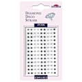 Miniatyrbillede 1 af 2: Rhinestone Stickers - Diamant - Sort Svart