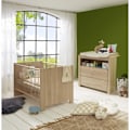 Pikkukuva 1 / 4: Duo vauvahuone: Sänky 70 x 140 cm + OLIVIA-hoitoarkku - Tammi - TREND TEAM Naturlig ek