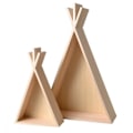Pikkukuva 1 / 4: Tipi-puuhylly 2 kappaletta Beige