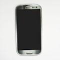 Miniatyrbillede 1 af 2: Original berøringsfølsom LCD-skærm på chassis til Samsung Galaxy S3 I9305 grå Grå