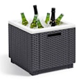 Miniatyrbild 3 av 6: Keter Ice Cube Cooler Graphite 405981 Grafitgrå