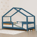 Miniatyrbillede 2 af 4: Lit cabane enfant LUCKY 120 x 200 marineblå Blå