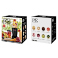 Miniatyrbillede 4 af 4: Blender Magic Bullet - NUTRIBULLET - 2 kopper inkluderet 570 ml og 350 ml - 200W - Sort Svart