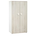 Pikkukuva 1 / 2: Smile vauvan vaatekaappi - Pyökki - 2 ovea - 168x85x57cm - Vauvan hinta Beige