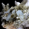 Miniatyrbillede 1 af 6: Sten og mineraler. Akvamarin + Muskovit. 936,70 øre. Chumar Bakar, Skardu, Pakistan.