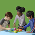 Miniatyrbillede 4 af 6: Gluttonous Hippos, børnebrætspil, brætspil, fra 4 år, for 2 til 4 spillere, Hasbro Gaming Flerfärgad
