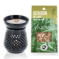 Miniatyrbillede 2 af 4: Diffuser incenseholder + Benjoin resin from Laos Svart