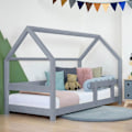 Miniatyrbillede 2 af 4: Lit cabane enfant TERY 120 x 190 Grå Grå