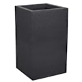 Miniatyrbillede 1 af 2: EDA Graphit Up Square High Flower Box - 36 L - 29,5 x 29,5 cm x 49,5 cm - Antracitgrå Kolgrå