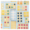 Miniatyrbild 2 av 3: Dekorativt stansjärn tegel - Scrapcooking - Silver - Rostfritt stål - Trä - Handtvättbart
