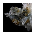 Pikkukuva 2 / 3: Kivet ja mineraalit. Kvartsi + Kloriitti + Sideriitti. 120,0 ct. Vizille, Isère, Ranska..