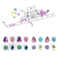 Miniatyrbillede 1 af 2: Coffret diademer til prinsesser at tilpasse - multik Colorerede ædelstene Flerfärgad
