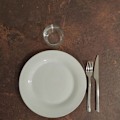 Miniatyrbillede 3 af 4: Bord 70 x 70 cm - Rom stenrust model kastanj
