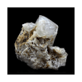 Miniatyrbillede 2 af 2: Sten og mineraler. Baryt, Calcit. 259,0 øre. Saint-Péray, Ardèche, Frankrig.