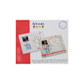 Miniatyrbillede 2 af 2: Baby impression casting kit + Photo frame 280 x 235 mm Vit