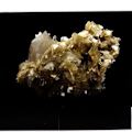 Miniatyrbillede 1 af 4: Sten og mineraler. Kvarts + Muskovit. 1562,0 øre. Linópolis, Divino das Laranjeiras, Brasilien.