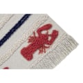 Miniatyrbillede 3 af 4: Maskinvaskbart beige tæppe med frynser Mini Lobster XS Lorena Canals - 80x140cm - Beige