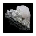 Miniatyrbillede 4 af 4: Sten og mineraler. Calcit + Kvarts. 312,5 øre. Maronne, La Garde-en-Oisans, Frankrig.