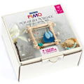 Miniatyrbillede 1 af 2: Coffret atelier modelage Bijoux pâte polymère en bois flotté