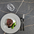 Pikkukuva 4 / 4: Pöytä 70 x 70 cm Rooman bistro marmoritakka Svart