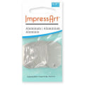 Miniatyrbillede 2 af 2: Aluminiumsetiket - ImpressArt - 3 x 2 cm - 13 stykker - Sølvfarve - Unisex