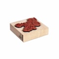Miniatyrbillede 2 af 4: "Save the Date" stempel, 6x7cm Beige