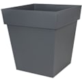 Pikkukuva 1 / 2: EDA Neliöruukku Toscana 87 L - Antrasiitti - 50 cm - 49,5 x 49,5 x 52,5 cm Kolgrå