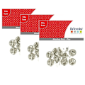 Miniatyrbillede 1 af 3: 30 metalstifter Silver