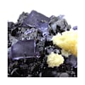 Miniatyrbillede 4 af 6: Sten og mineraler. Fluorit + Sphalerit + Baryt. 6421,5 ct. Elmwood mine, Tennessee, USA.