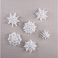 Miniatyrbillede 1 af 2: Magisk stjerne Juledekoration i papir - Komplet kit XS Vit